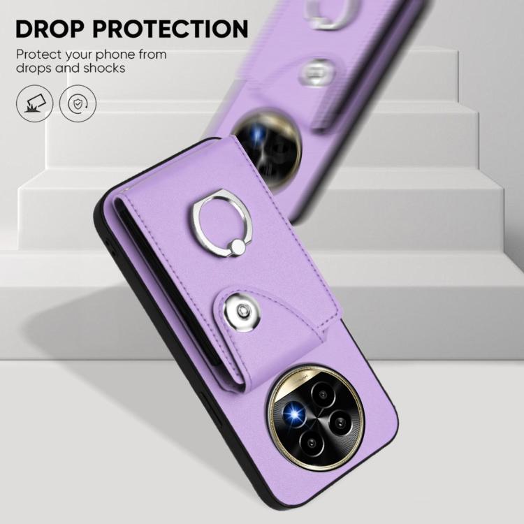 For Realme 13 Pro / 13 Pro+ 5G Organ Card Bag Ring Holder Phone Case