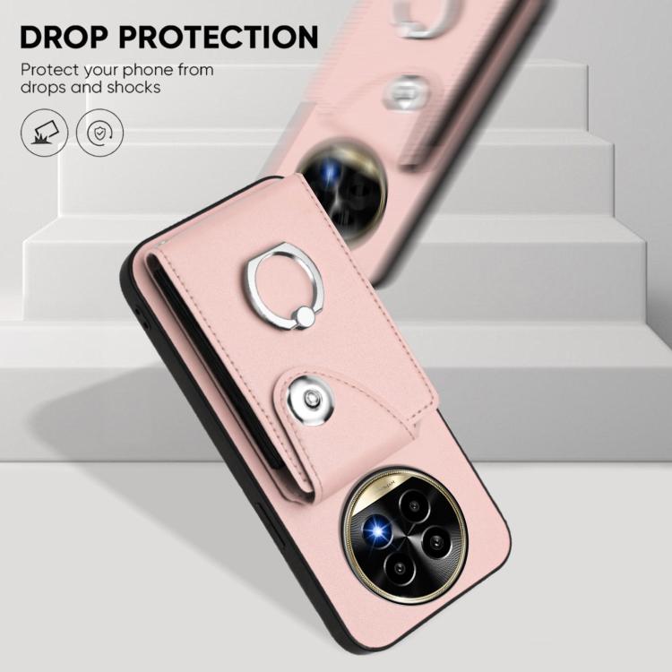 For Realme 13 Pro / 13 Pro+ 5G Organ Card Bag Ring Holder Phone Case