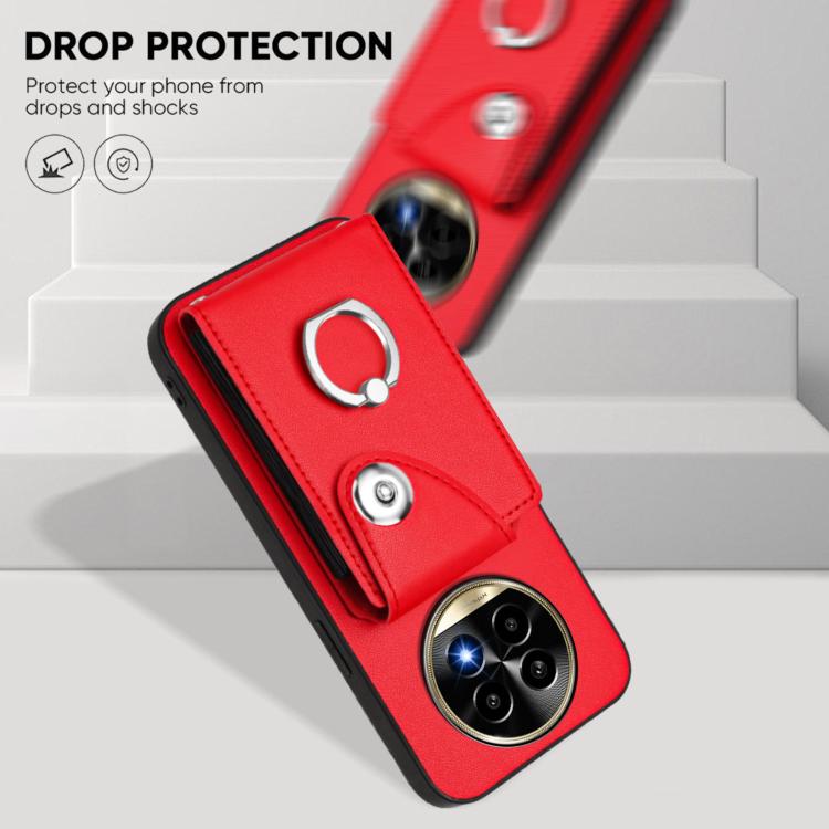 For Realme 13 Pro / 13 Pro+ 5G Organ Card Bag Ring Holder Phone Case