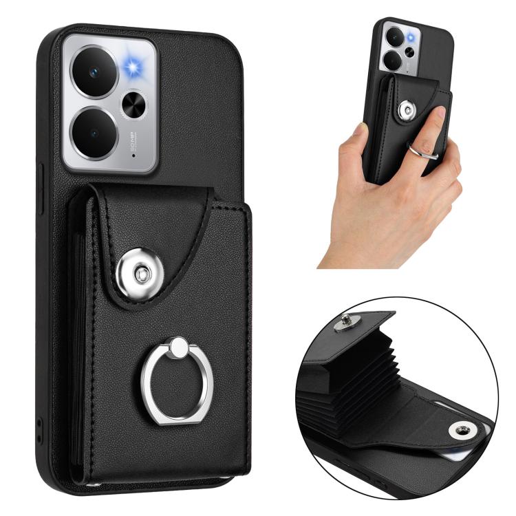 For Realme 14 / P3 5G / Neo7x Organ Card Bag Ring Holder Phone Case