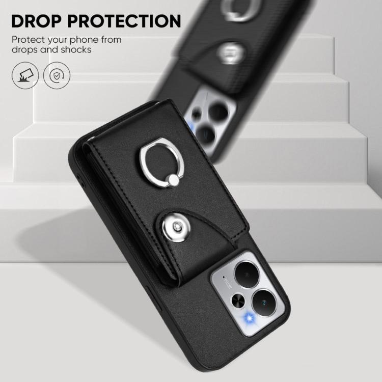 For Realme 14 / P3 5G / Neo7x Organ Card Bag Ring Holder Phone Case