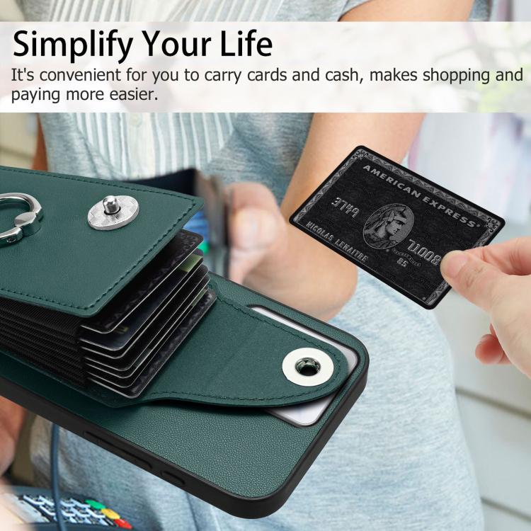 For Realme 14 / P3 5G / Neo7x Organ Card Bag Ring Holder Phone Case