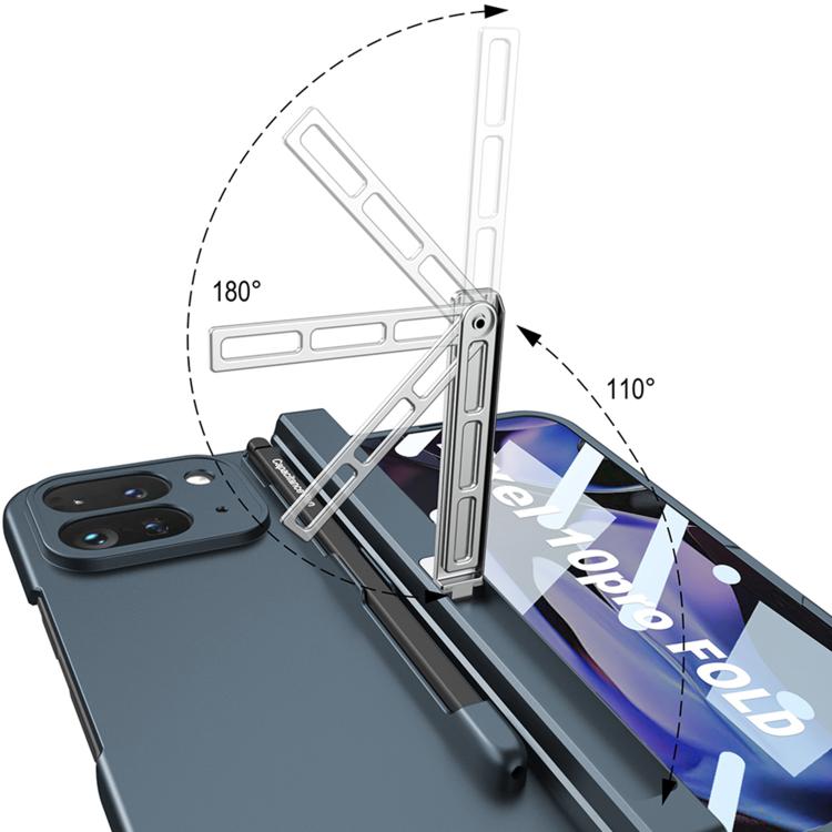 For Google Pixel 10 Pro Fold GKK Integrated Magnetic Full Coverage Flip Phone Case, Included Pen