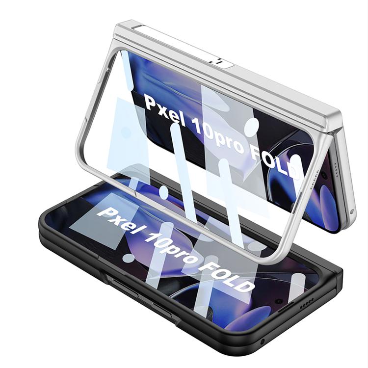 For Google Pixel 10 Pro Fold GKK Integrated Magnetic Full Coverage Flip Phone Case, Included Pen