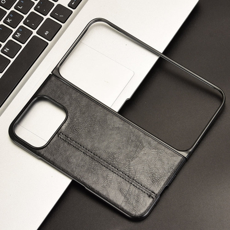 For Google Pixel 9 Pro Fold Cow Pattern Sewing Back Cover Phone Case