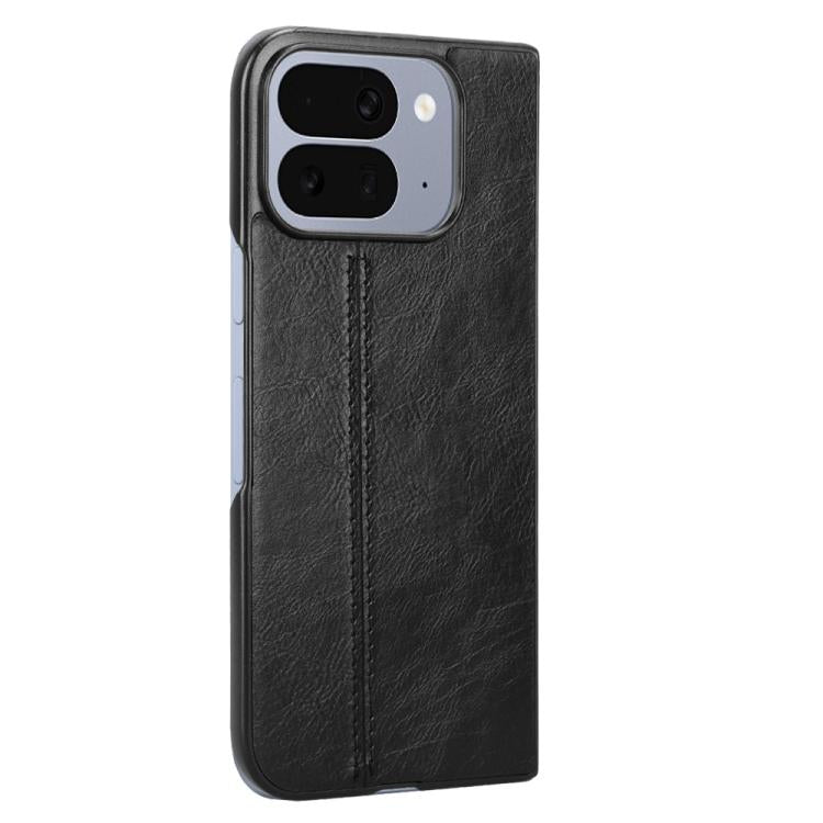 For Google Pixel 10 Pro Fold Cow Pattern Sewing Back Cover Phone Case