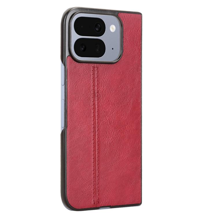 For Google Pixel 10 Pro Fold Cow Pattern Sewing Back Cover Phone Case