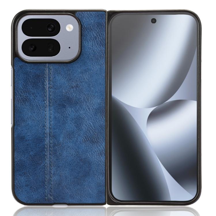 For Google Pixel 10 Pro Fold Cow Pattern Sewing Back Cover Phone Case