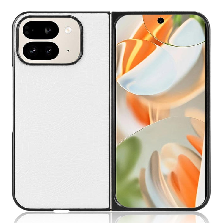 For Google Pixel 9 Pro Fold Crocodile Texture Back Cover Phone Case