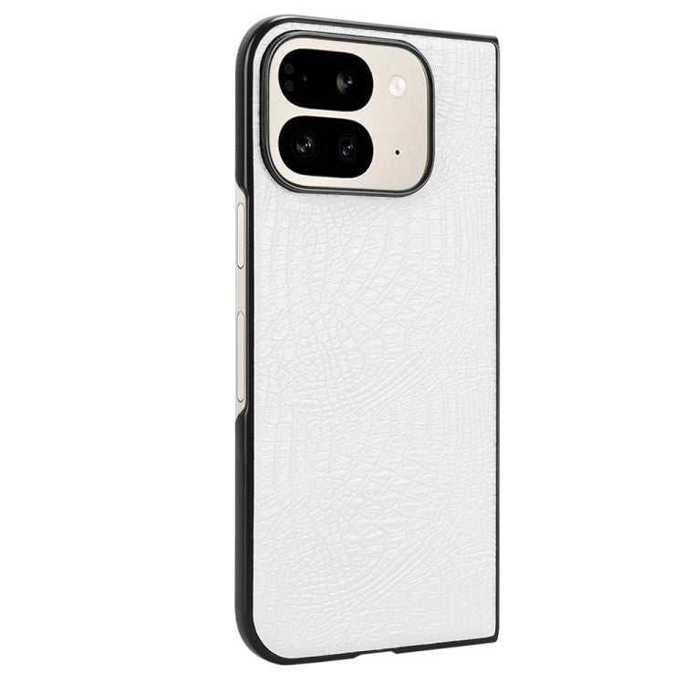For Google Pixel 9 Pro Fold Crocodile Texture Back Cover Phone Case