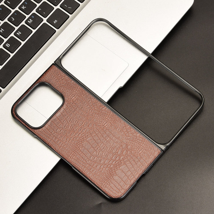 For Google Pixel 9 Pro Fold Crocodile Texture Back Cover Phone Case
