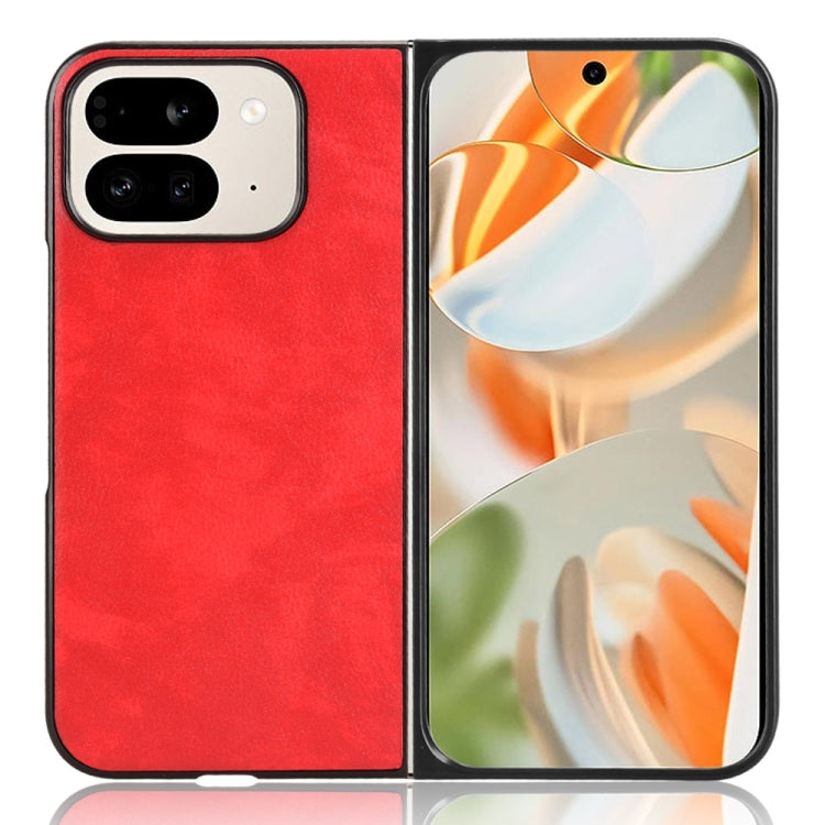 For Google Pixel 9 Pro Fold Litchi Texture Back Cover Phone Case