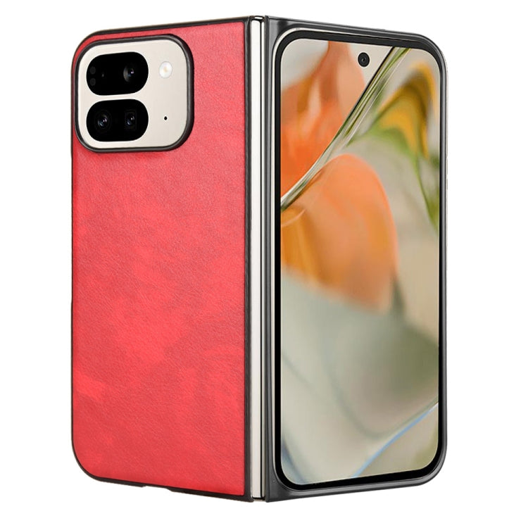 For Google Pixel 9 Pro Fold Litchi Texture Back Cover Phone Case