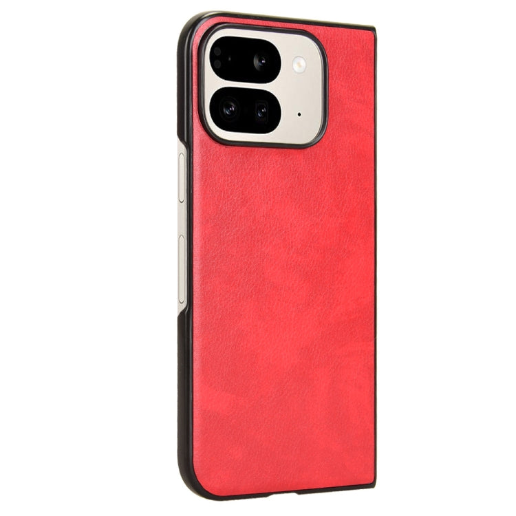 For Google Pixel 9 Pro Fold Litchi Texture Back Cover Phone Case