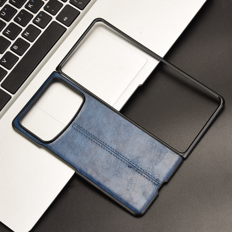 For Xiaomi Mix Fold 4 Cow Pattern Sewing Back Cover Phone Case