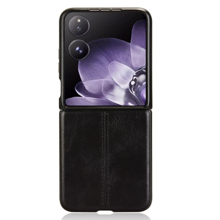 For Xiaomi Mix Flip Cow Pattern Sewing Back Cover Phone Case