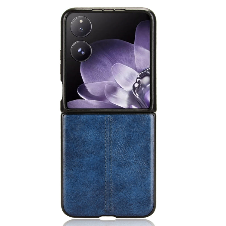 For Xiaomi Mix Flip Cow Pattern Sewing Back Cover Phone Case