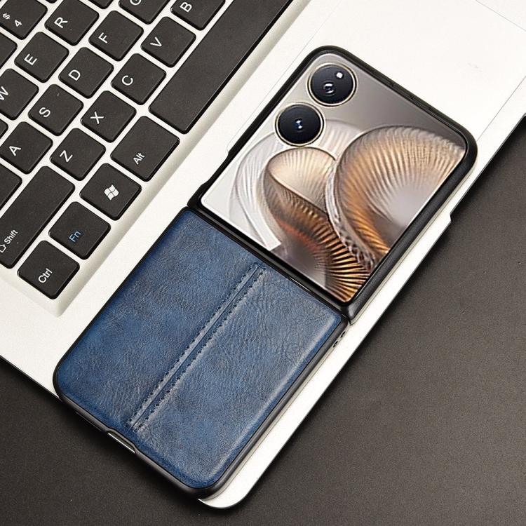 For Xiaomi Mix Flip 2 Cow Pattern Sewing Back Cover Phone Case