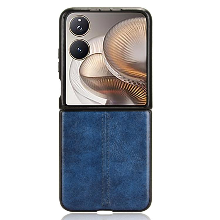 For Xiaomi Mix Flip 2 Cow Pattern Sewing Back Cover Phone Case