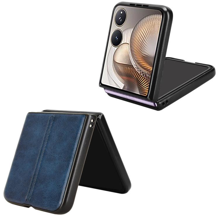 For Xiaomi Mix Flip 2 Cow Pattern Sewing Back Cover Phone Case
