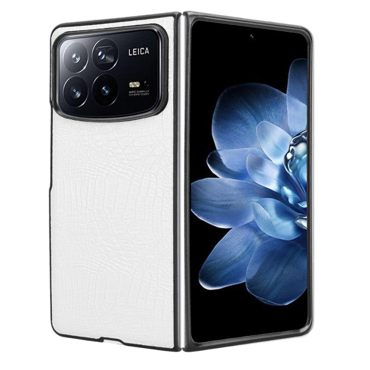 For Xiaomi Mix Fold 4 Crocodile Texture Back Cover Phone Case