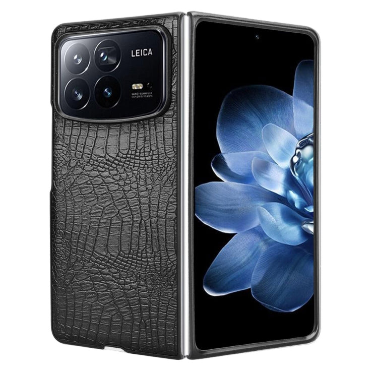 For Xiaomi Mix Fold 4 Crocodile Texture Back Cover Phone Case