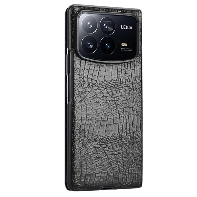 For Xiaomi Mix Fold 4 Crocodile Texture Back Cover Phone Case
