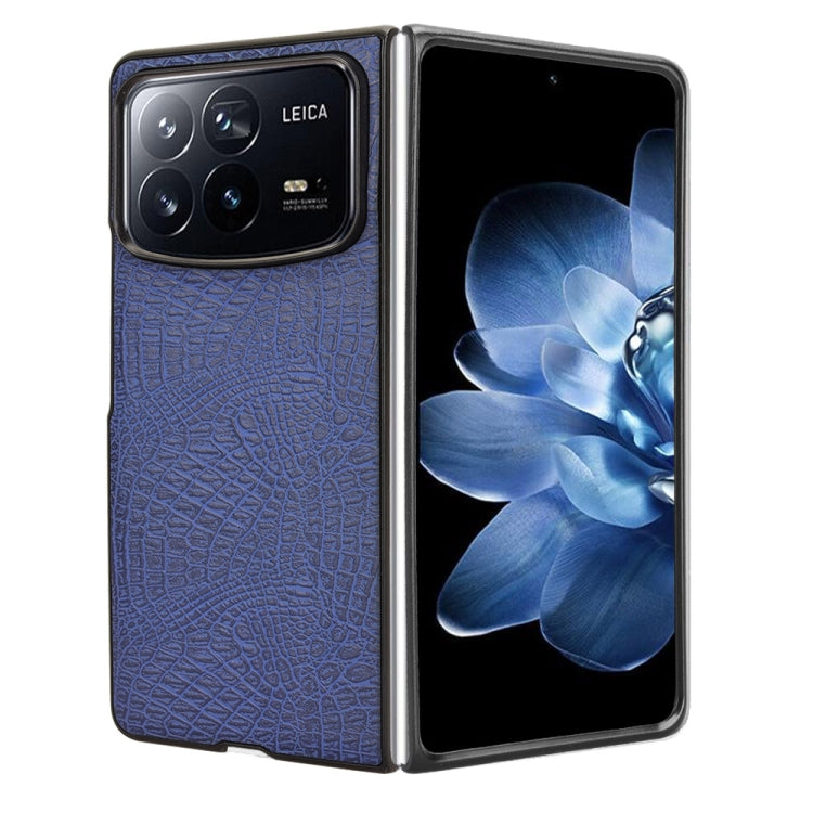 For Xiaomi Mix Fold 4 Crocodile Texture Back Cover Phone Case