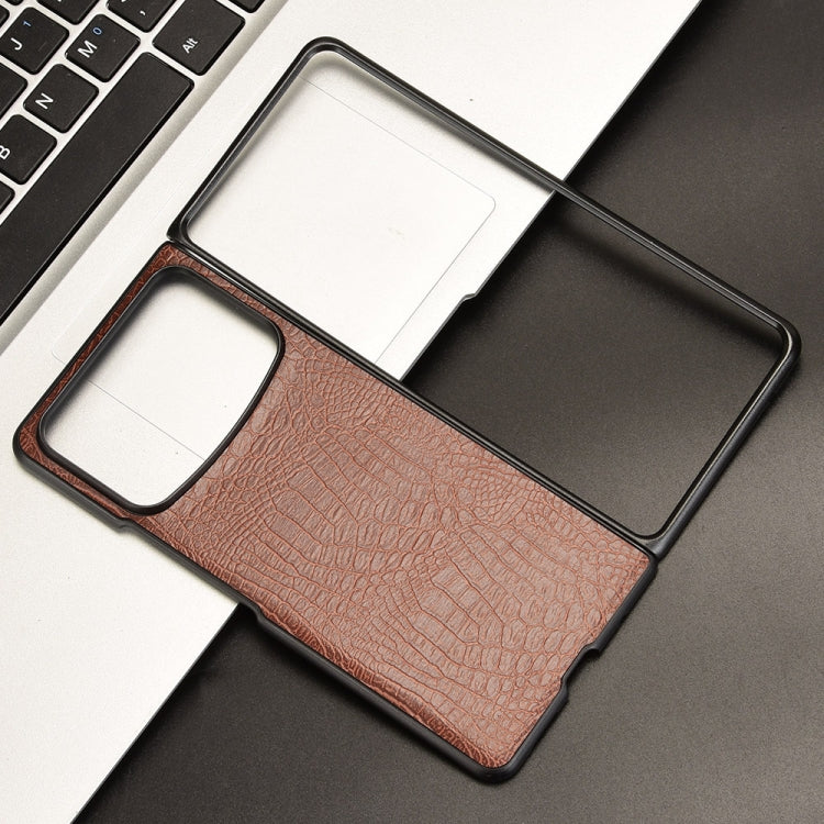 For Xiaomi Mix Fold 4 Crocodile Texture Back Cover Phone Case