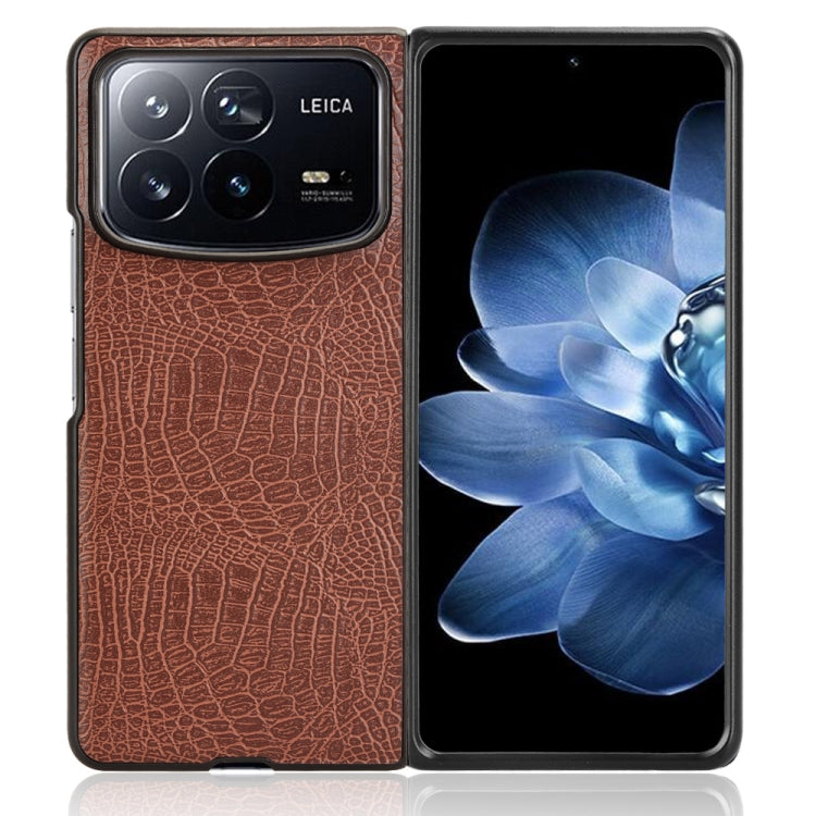 For Xiaomi Mix Fold 4 Crocodile Texture Back Cover Phone Case