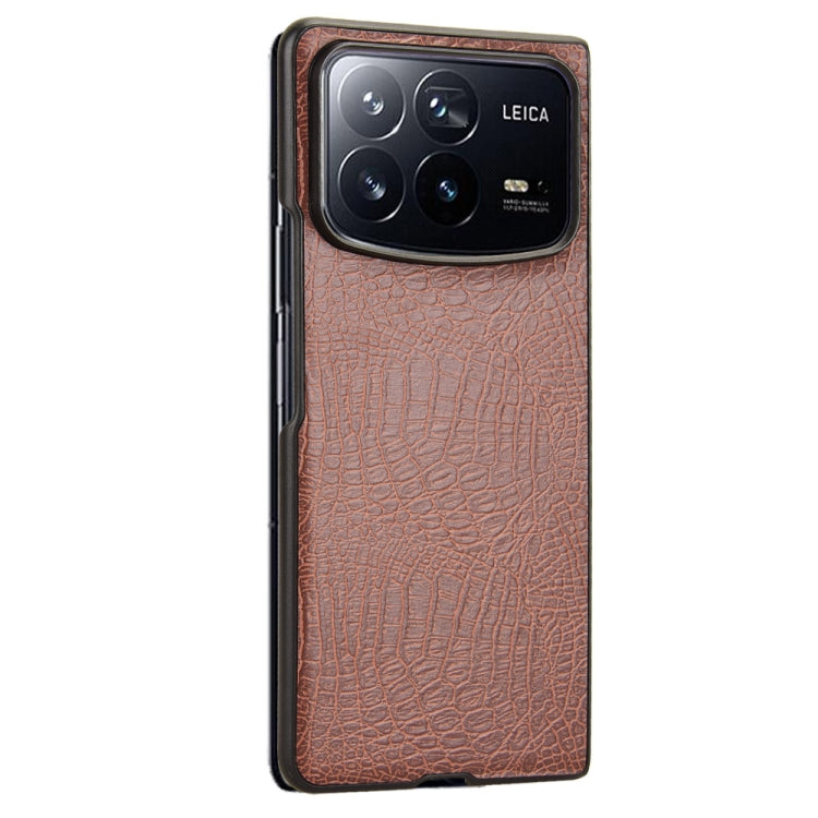 For Xiaomi Mix Fold 4 Crocodile Texture Back Cover Phone Case