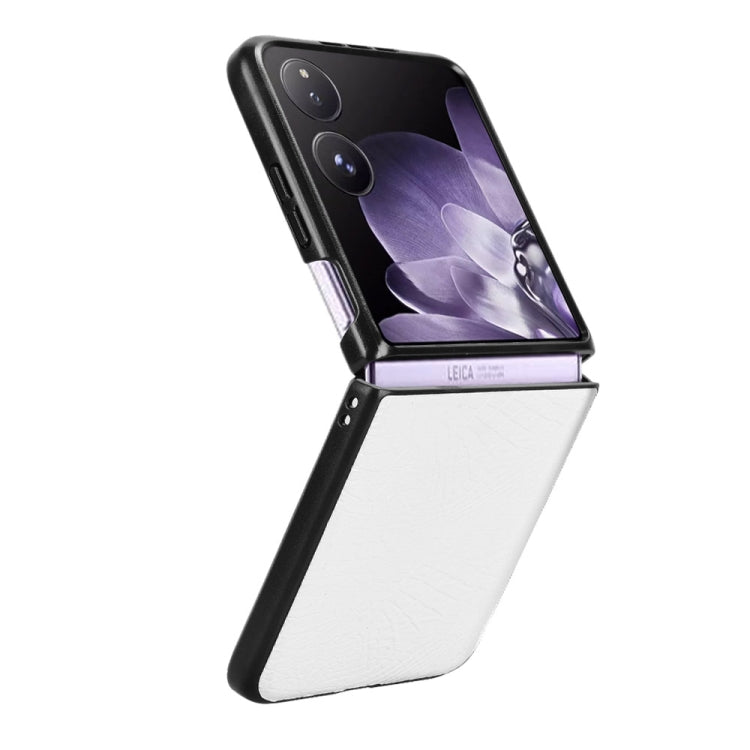 For Xiaomi Mix Flip Crocodile Texture Back Cover Phone Case