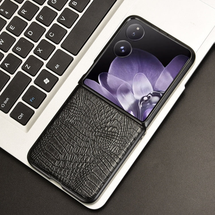 For Xiaomi Mix Flip Crocodile Texture Back Cover Phone Case