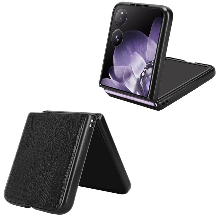 For Xiaomi Mix Flip Crocodile Texture Back Cover Phone Case