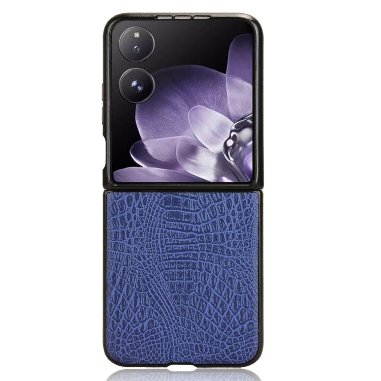 For Xiaomi Mix Flip Crocodile Texture Back Cover Phone Case