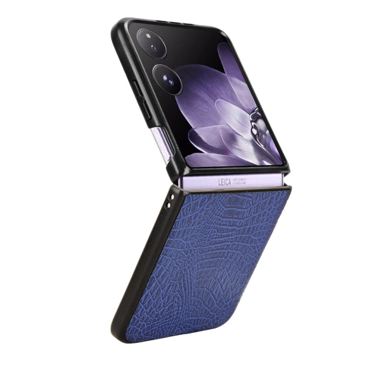 For Xiaomi Mix Flip Crocodile Texture Back Cover Phone Case
