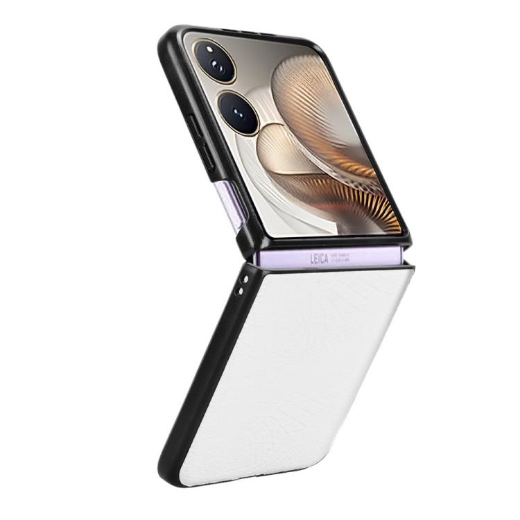 For Xiaomi Mix Flip 2 Crocodile Texture Back Cover Phone Case