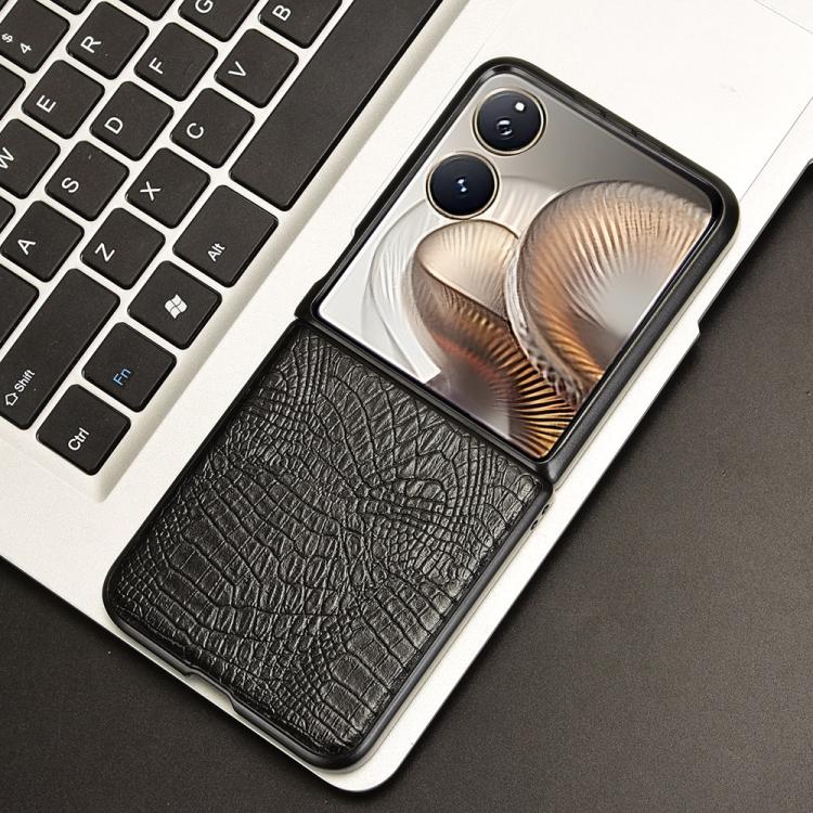 For Xiaomi Mix Flip 2 Crocodile Texture Back Cover Phone Case