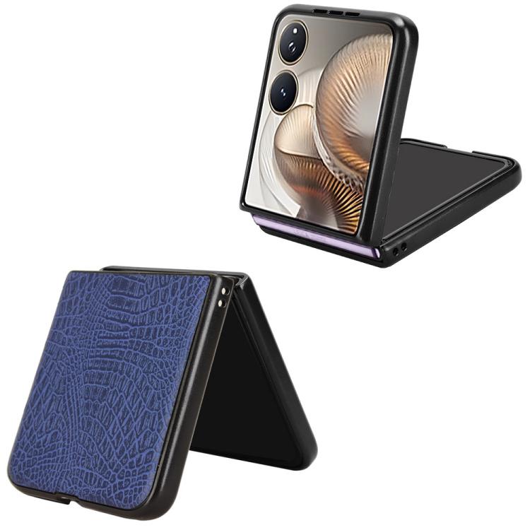 For Xiaomi Mix Flip 2 Crocodile Texture Back Cover Phone Case