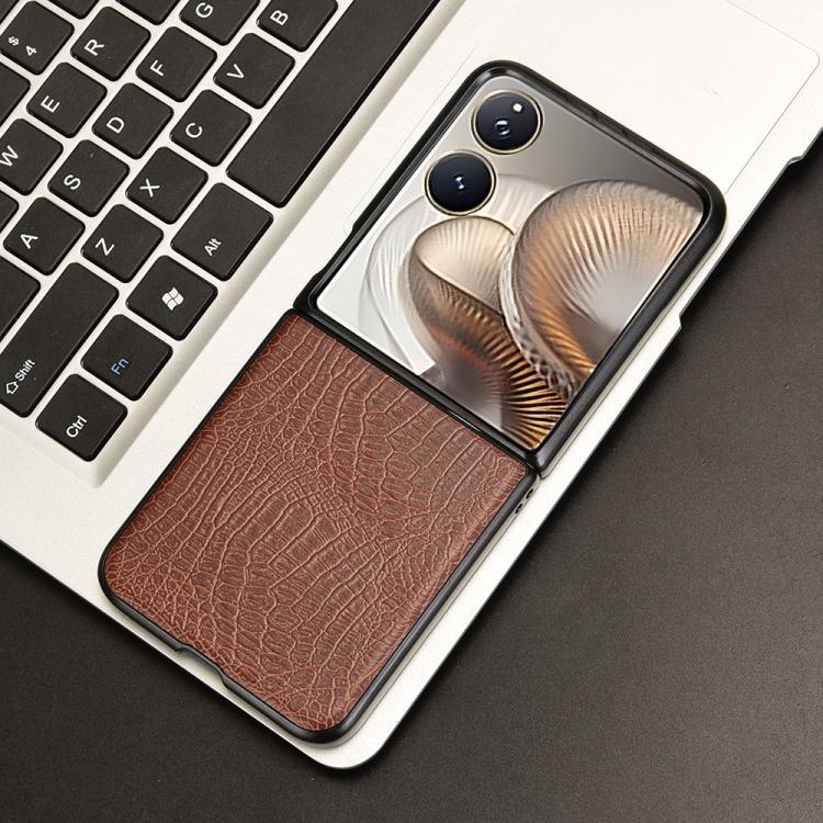 For Xiaomi Mix Flip 2 Crocodile Texture Back Cover Phone Case