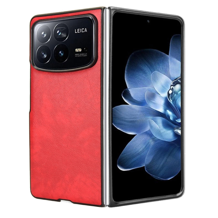 For Xiaomi Mix Fold 4 Litchi Texture Back Cover Phone Case
