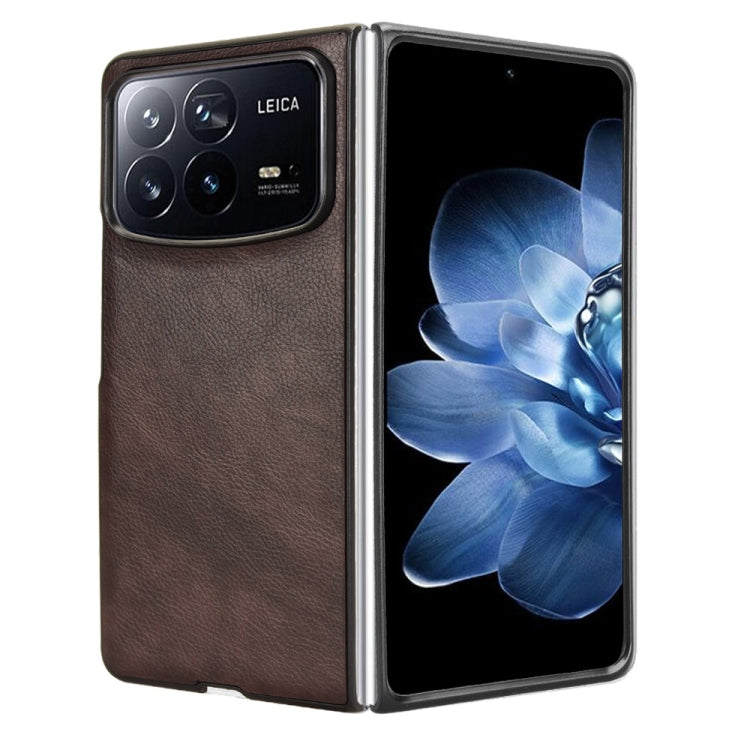 For Xiaomi Mix Fold 4 Litchi Texture Back Cover Phone Case