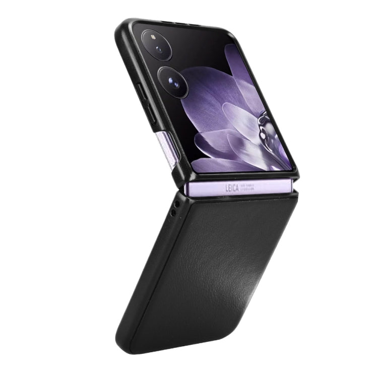 For Xiaomi Mix Flip Litchi Texture Back Cover Phone Case