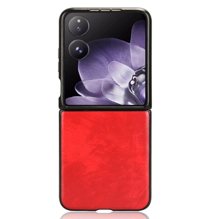 For Xiaomi Mix Flip Litchi Texture Back Cover Phone Case