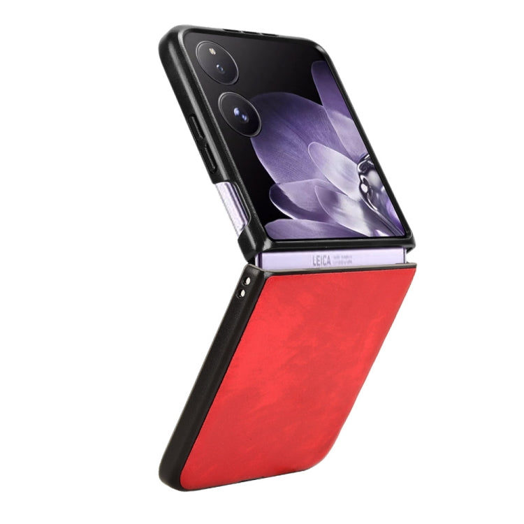 For Xiaomi Mix Flip Litchi Texture Back Cover Phone Case
