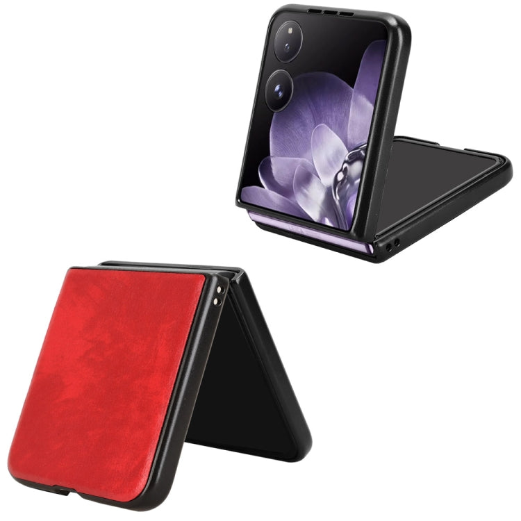 For Xiaomi Mix Flip Litchi Texture Back Cover Phone Case