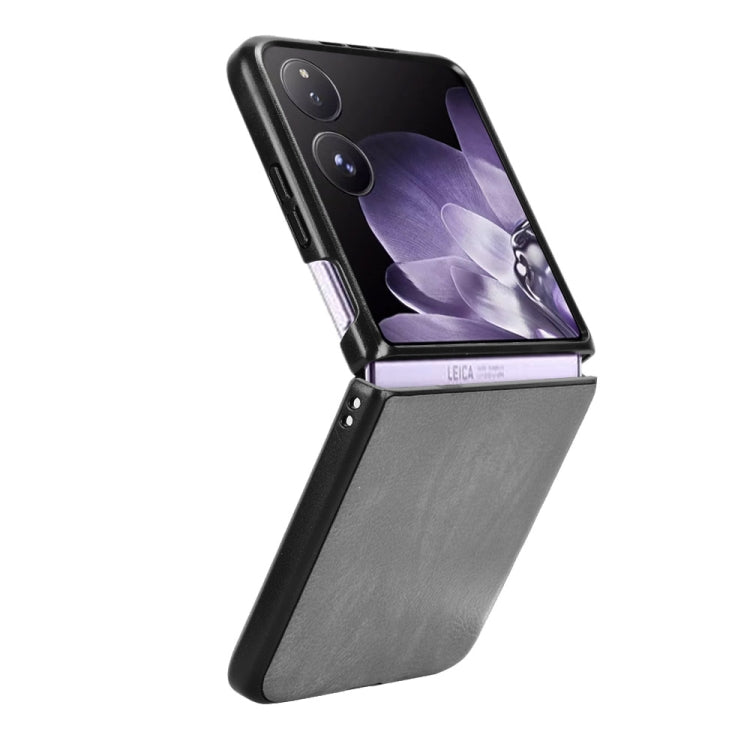 For Xiaomi Mix Flip Litchi Texture Back Cover Phone Case