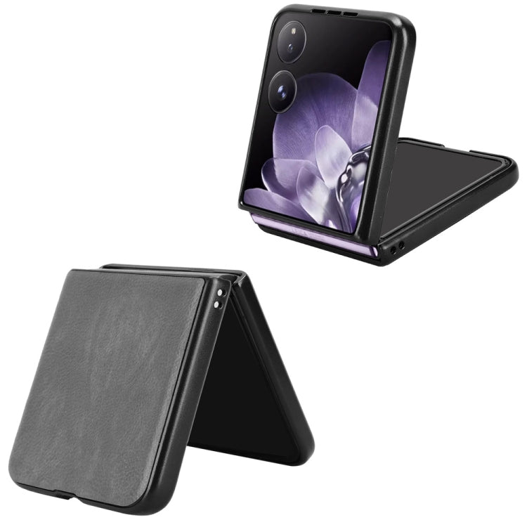 For Xiaomi Mix Flip Litchi Texture Back Cover Phone Case