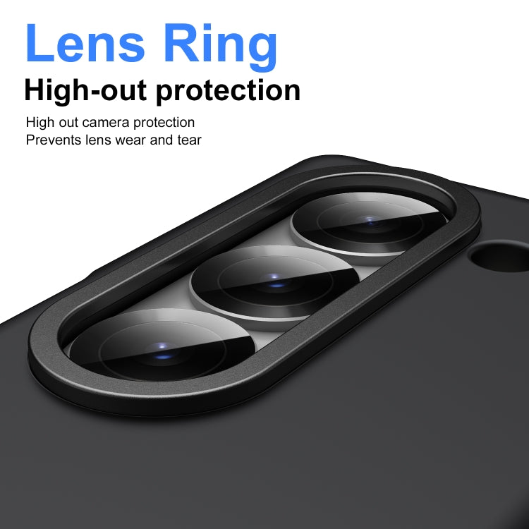 For Samsung Galaxy Z Fold6 Integrated Skin Feel Foldable Phone Case with Capacitive Stylus