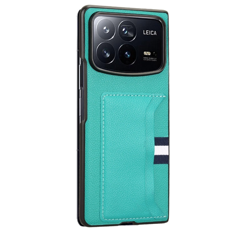 For Xiaomi Mix Fold 4 Litchi Texture Card Slots Back Cover Phone Case
